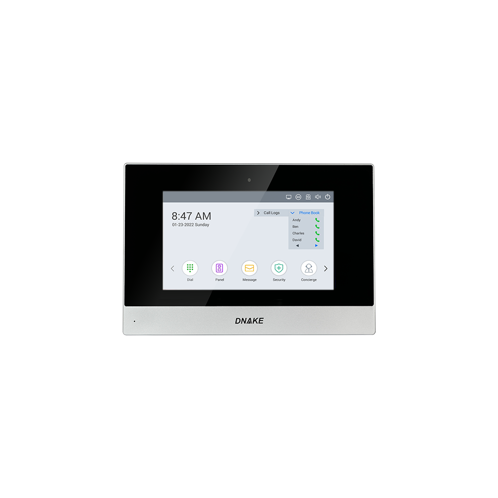 Professional China 2-Wire Intercom System - 7-inch Indoor Monitor (2-wire Version) – DNAKE