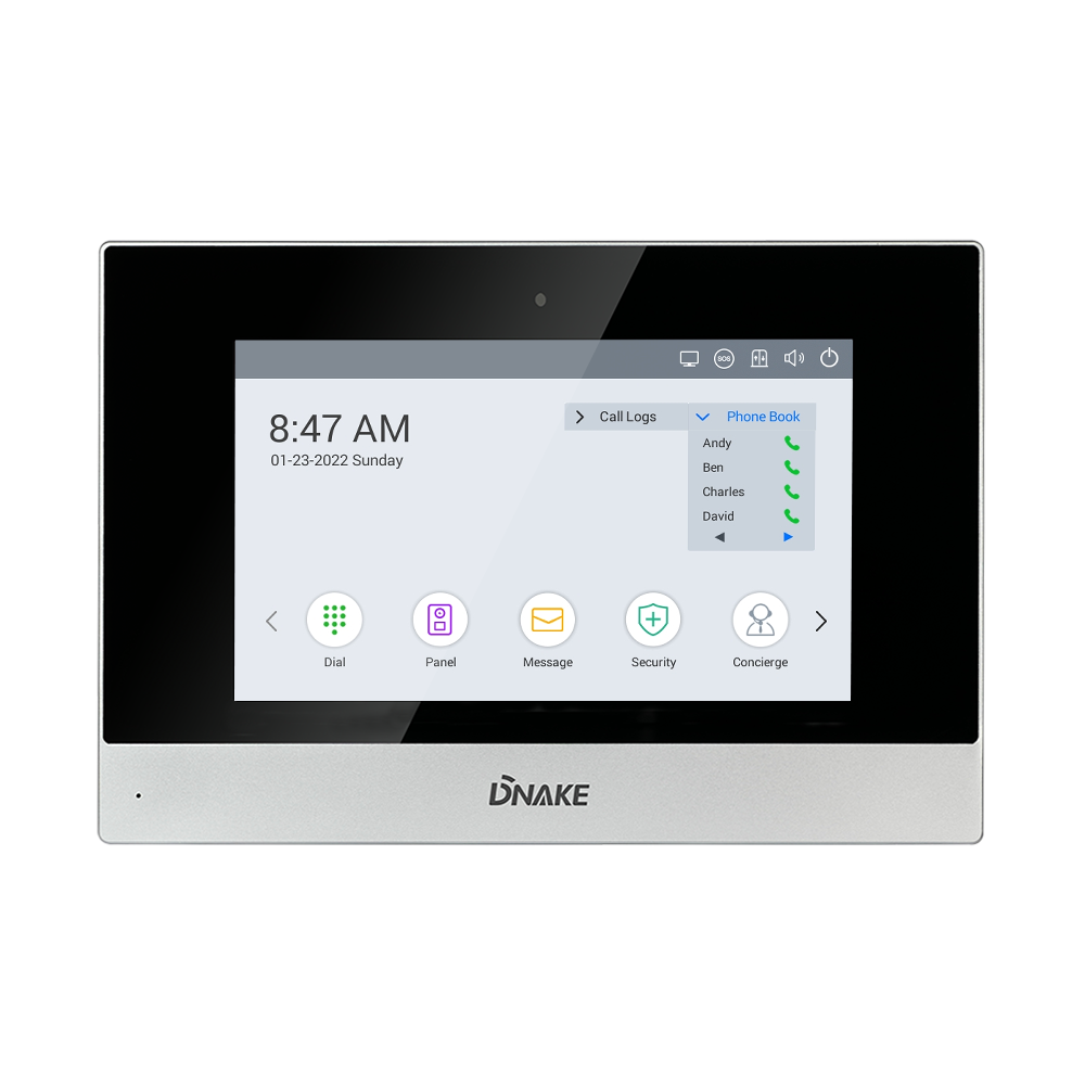 Best Price on Single Family Intercom -
7” Indoor Monitor – DNAKE