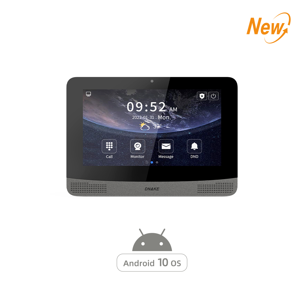 Intercom Service -
7” Android 10 Indoor Monitor – DNAKE