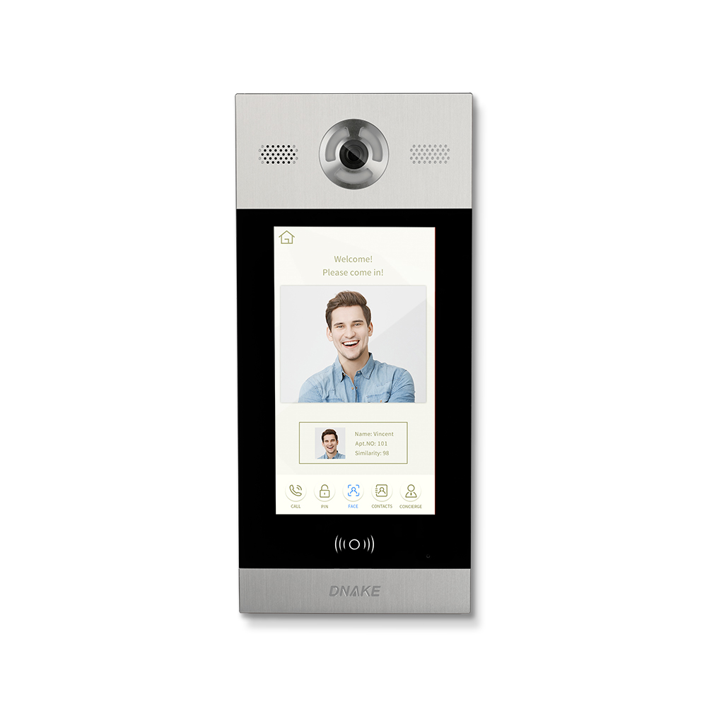 Door Entry Phone - 10.1″ Facial Recognition Android Doorphone – DNAKE