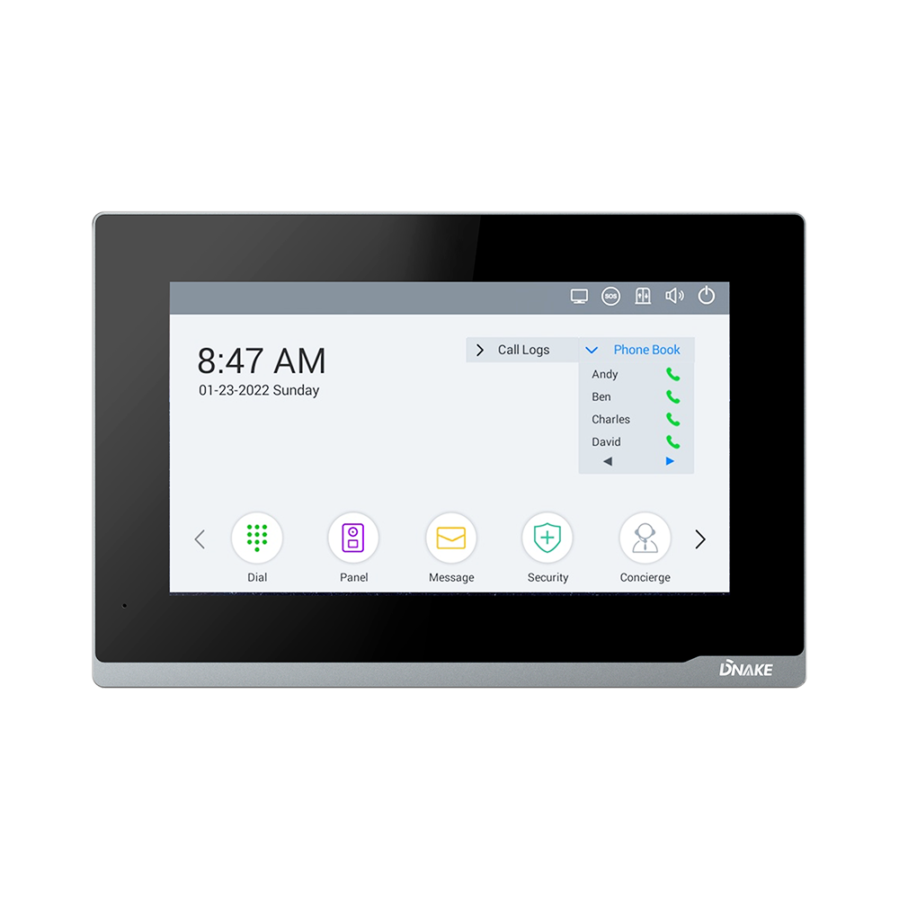 Wireless Intercom Doorbell - 7” Linux-based Indoor Monitor – DNAKE Featured Image